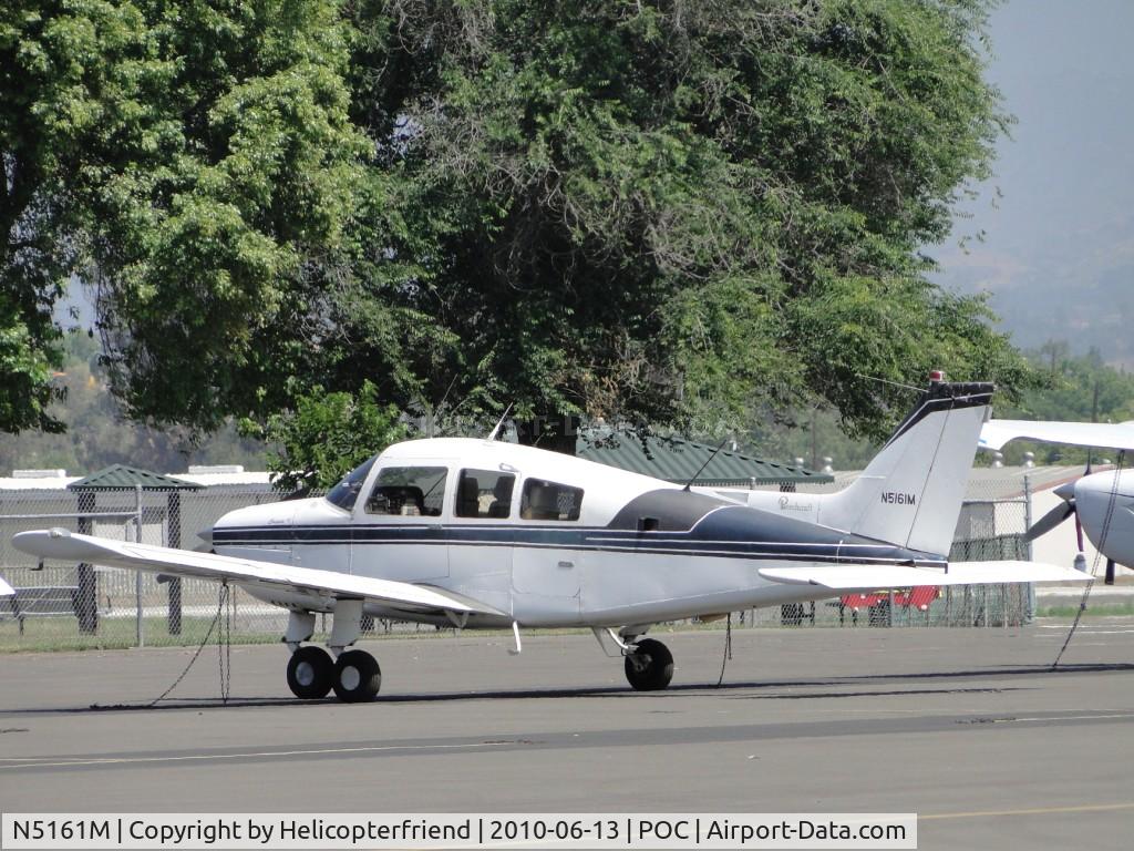 N5161M, 1978 Beech C23 Sundowner 180 C/N M-2039, Parked in transient parking