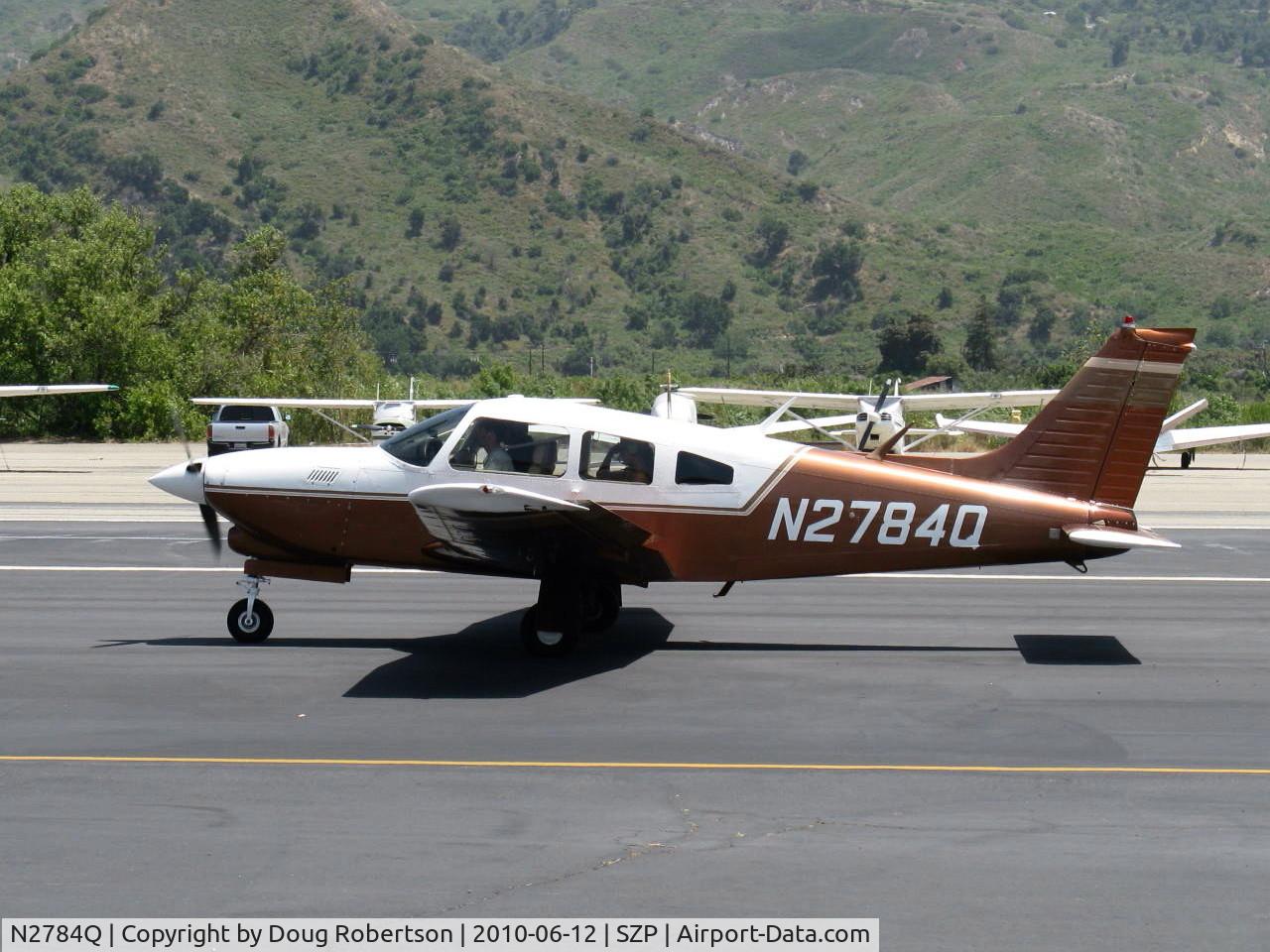 N2784Q, Piper PA-28R-201T Cherokee Arrow III C/N 28R-7703077, 1977 Piper PA-28R-201T TURBO ARROW III, Continental TSIO-360-F 200 Hp, taxi