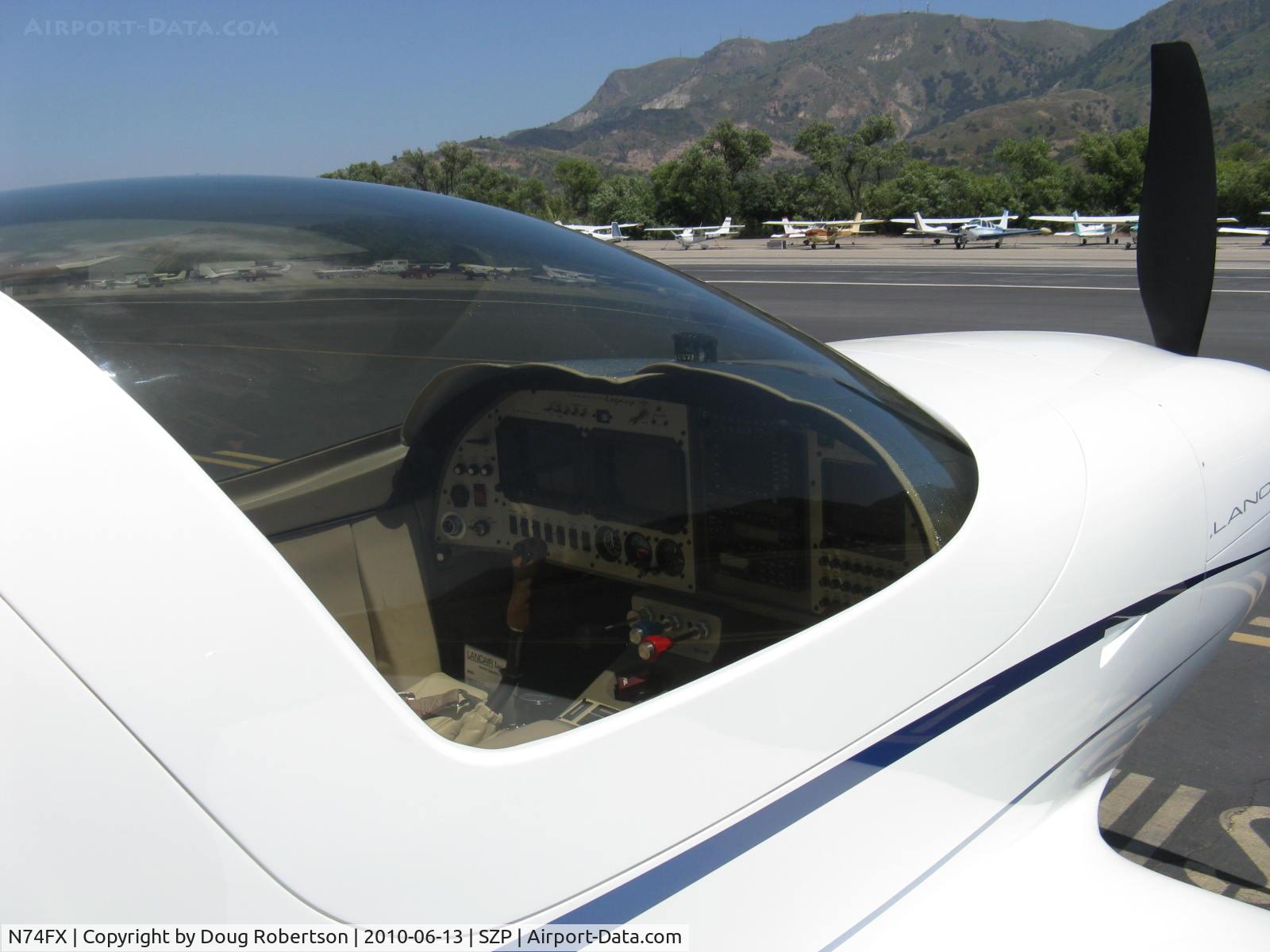 N74FX, 2007 Lancair Legacy C/N L2K-283, 2007 Larson LANCAIR LEGACY, Continental IO-550 300 Hp speedster, glass panel