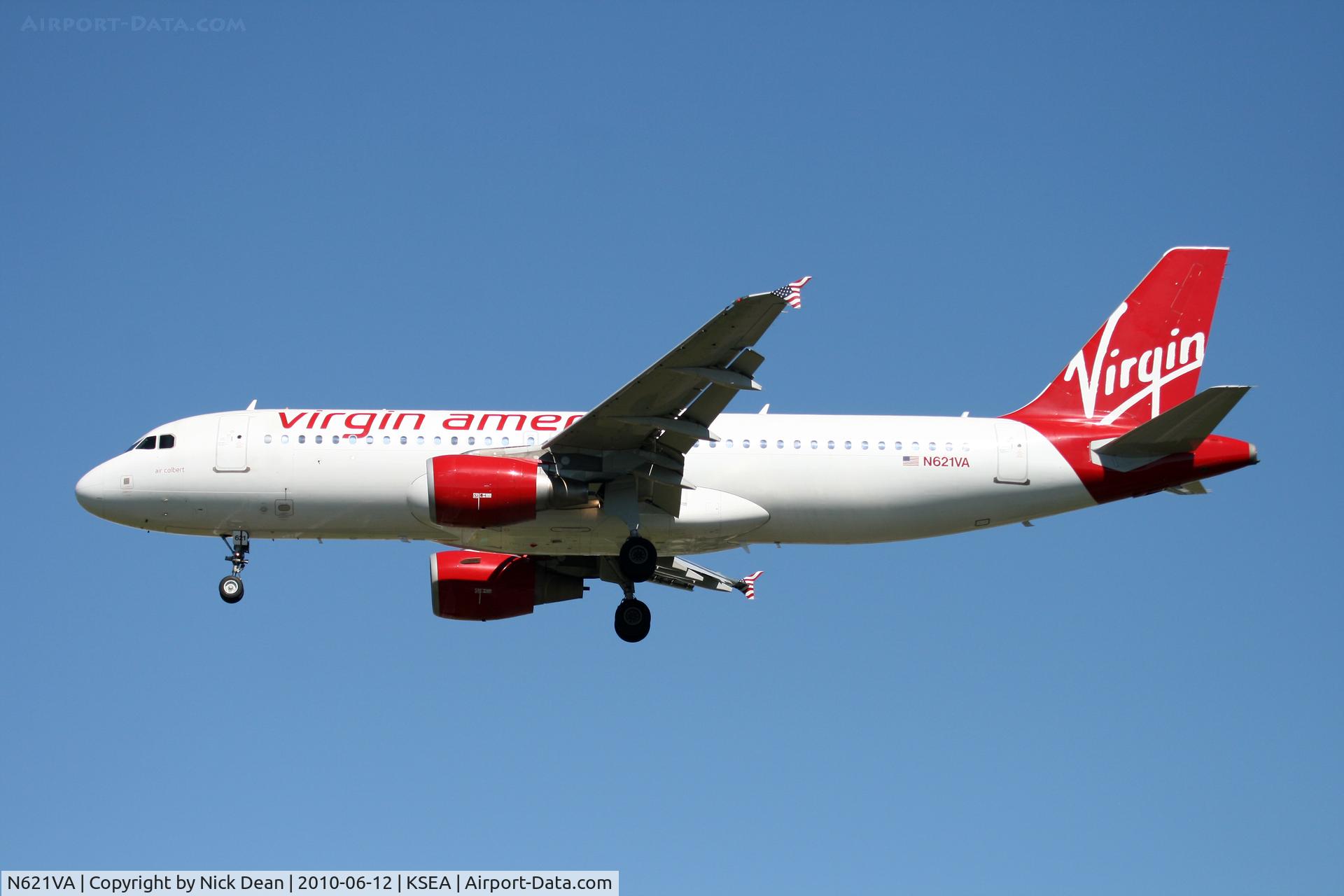 N621VA, 2005 Airbus A320-214 C/N 2616, KSEA