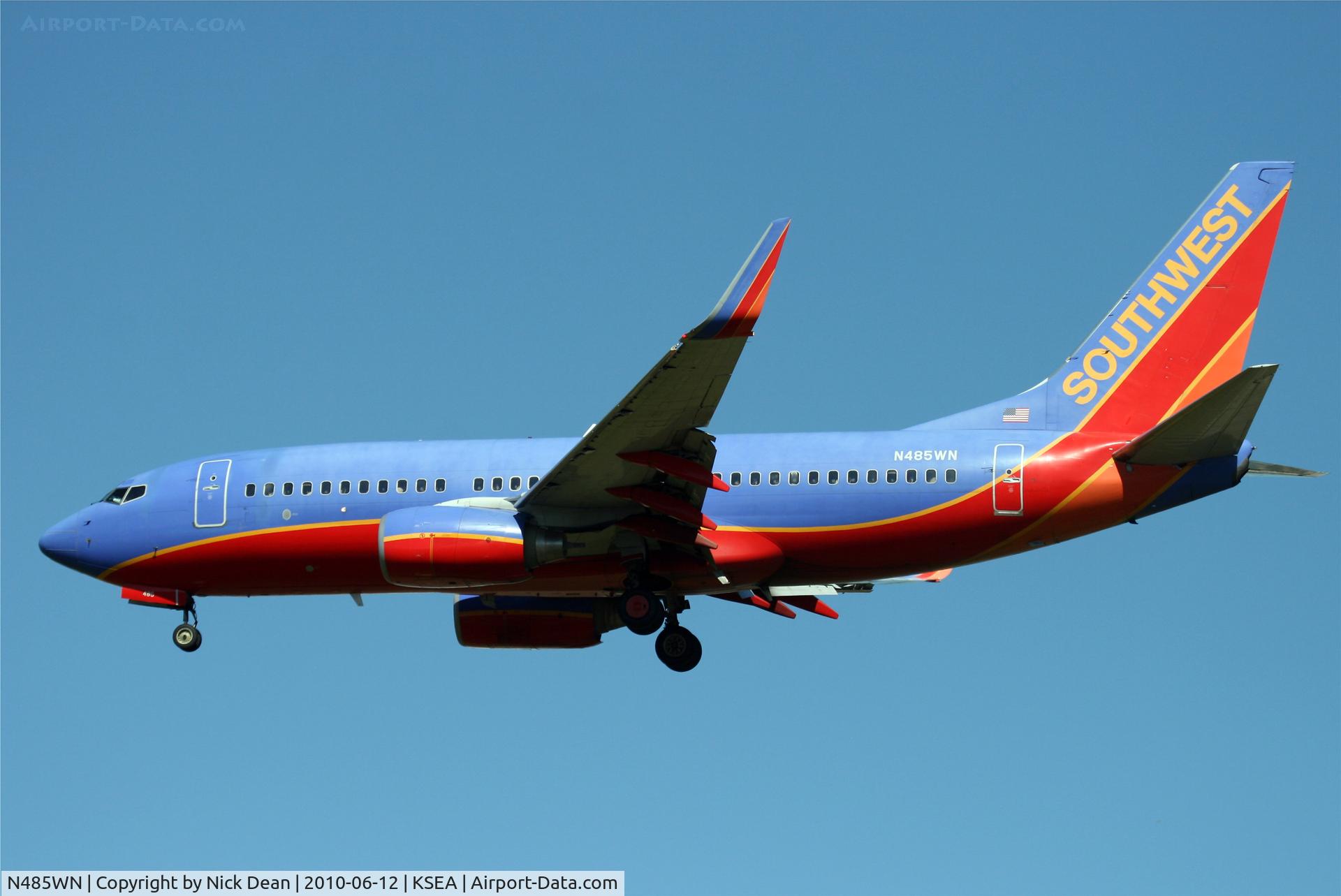 N485WN, 2004 Boeing 737-7H4 C/N 32473, KSEA