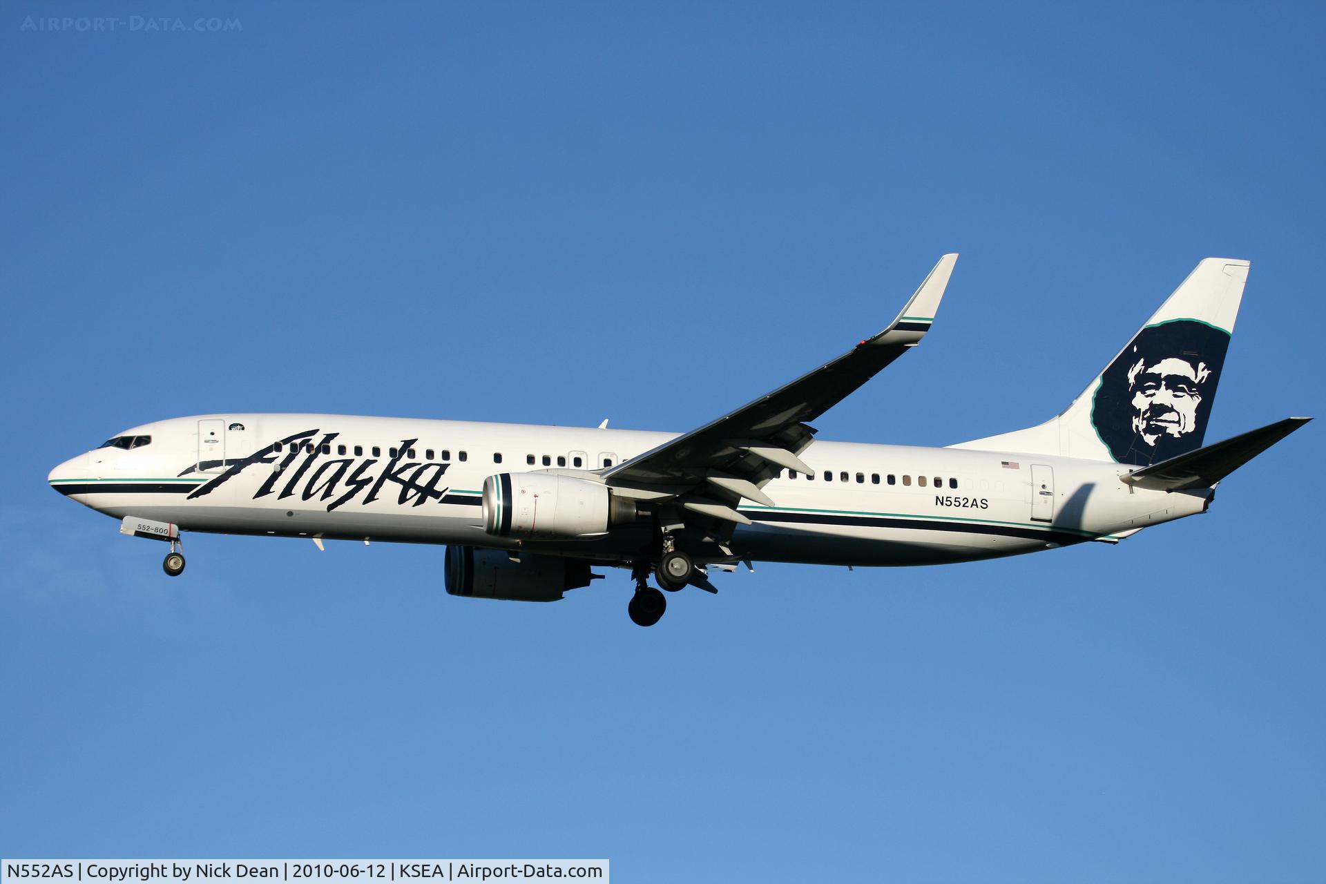 N552AS, 2006 Boeing 737-890 C/N 34595, KSEA