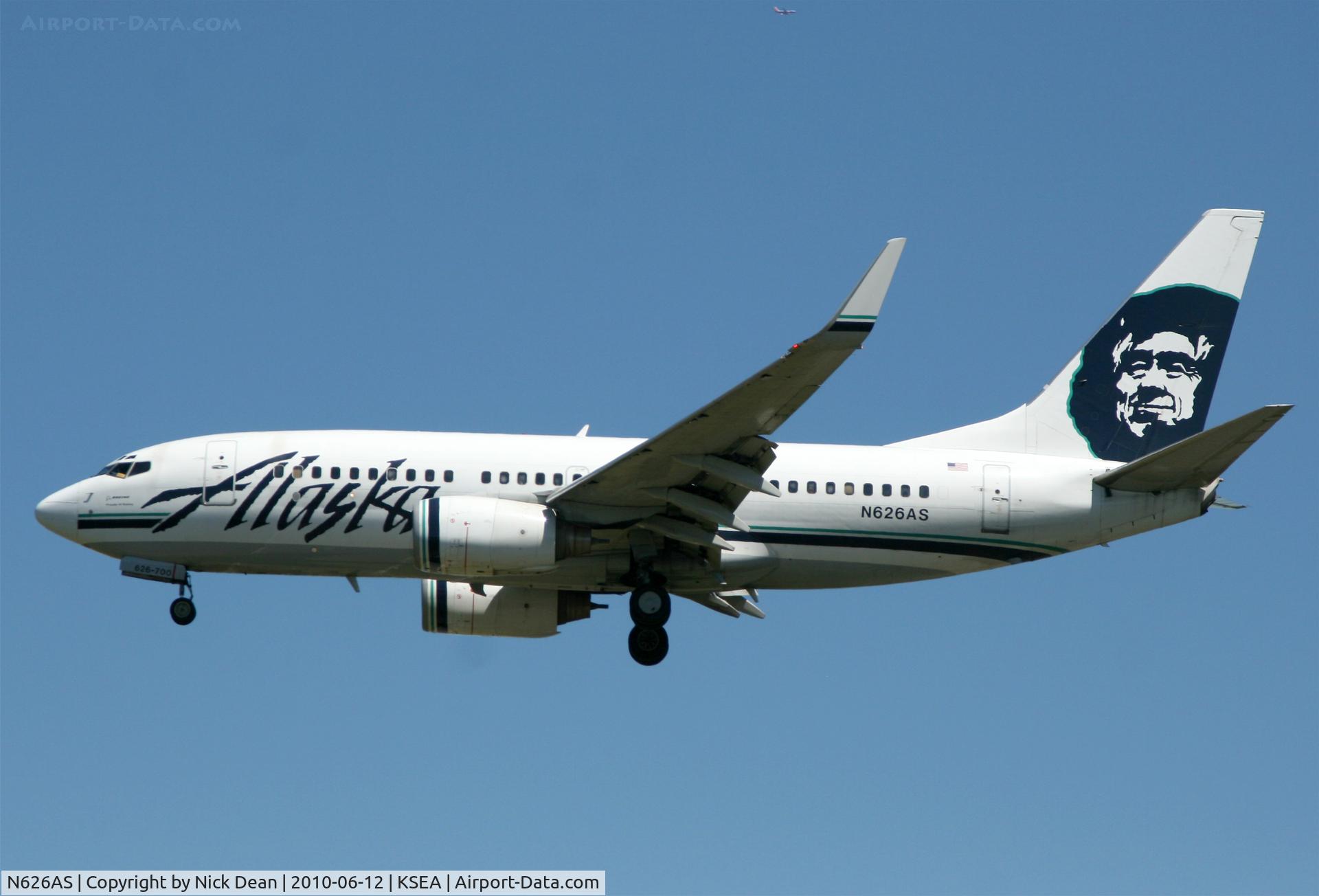 N626AS, 2001 Boeing 737-790 C/N 30793, KSEA