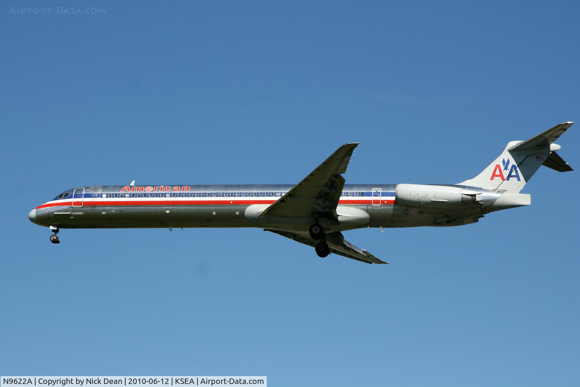 N9622A, 1998 McDonnell Douglas MD-83 (DC-9-83) C/N 53593, KSEA