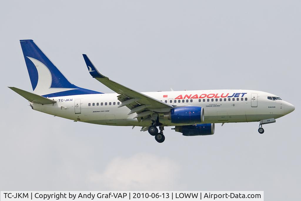 TC-JKM, 2007 Boeing 737-76N C/N 34755, Andolujet 737-700