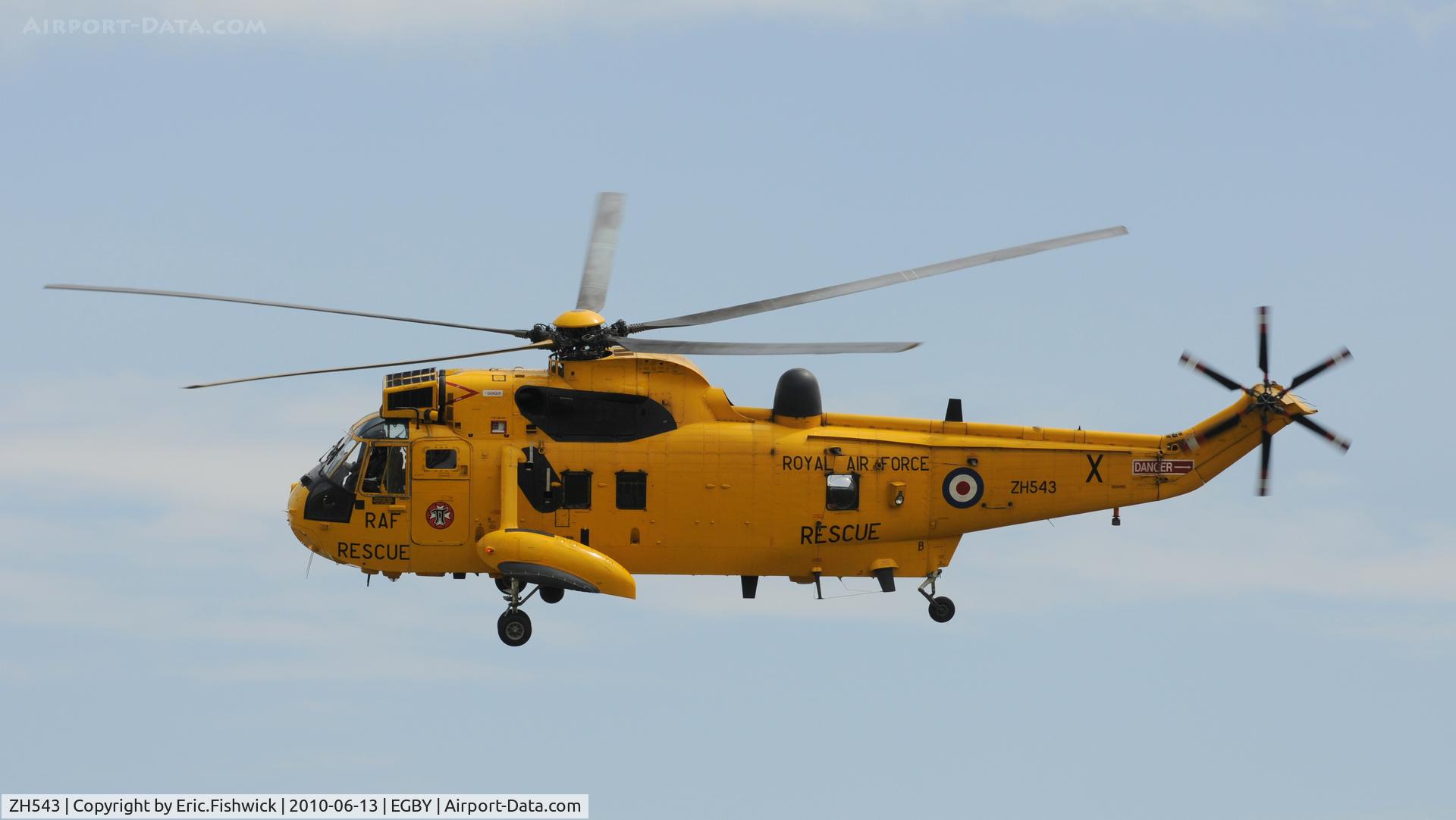 ZH543, Westland Sea King HAR.3A C/N WA1009, 1. ZH543 (22 Squadron 'B' flight) at Bentwaters Park Airshow June 2010