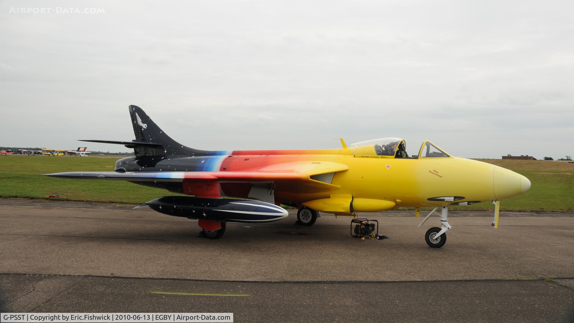 G-PSST, 1959 Hawker Hunter F.58A C/N HABL-003115, 2. G-PSST at Bentwaters Park Airshow June 2010