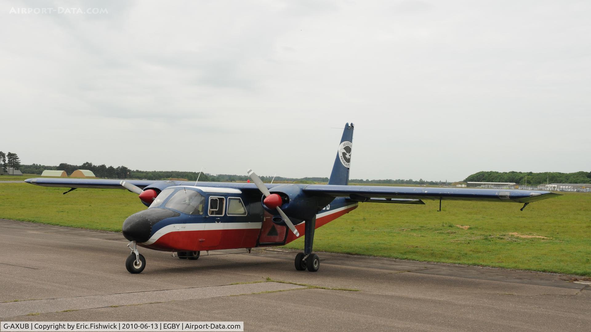 G-AXUB, 1969 Britten-Norman BN-2A Islander C/N 121, 3. G-AXUB at Bentwaters Park Airshow June 2010
