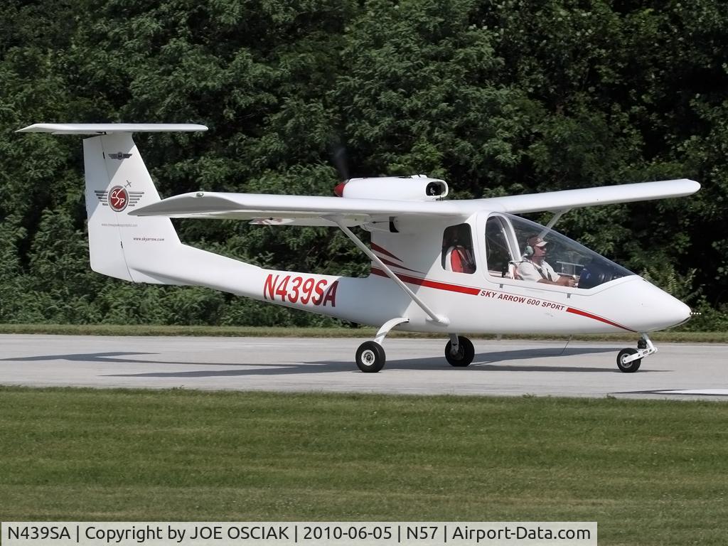N439SA, 2006 Iniziative Industriali Italiane Sky Arrow 600 Sport C/N LSA007, Leaving N57