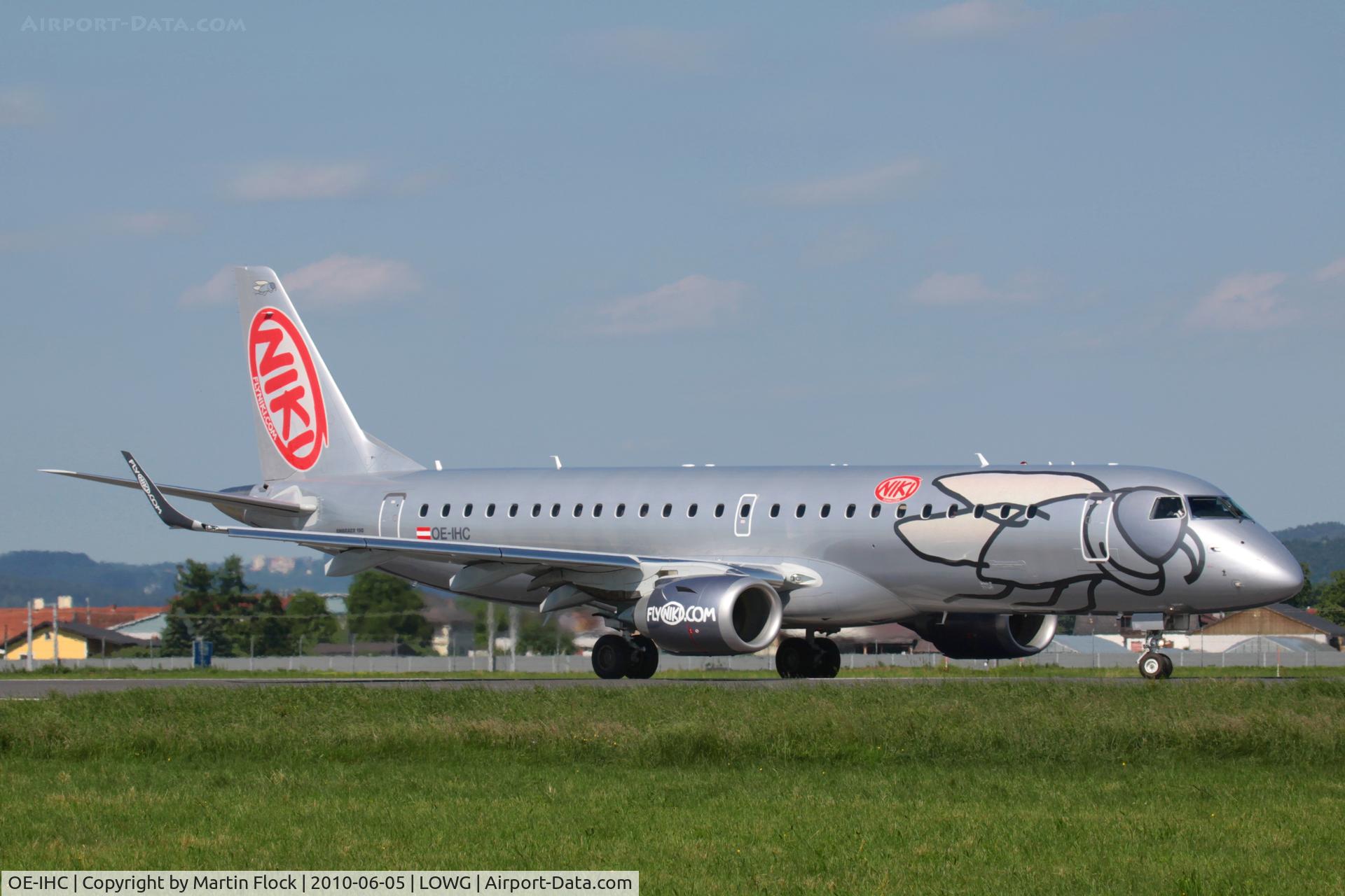 OE-IHC, 2010 Embraer 190LR (ERJ-190-100LR) C/N 19000349, .