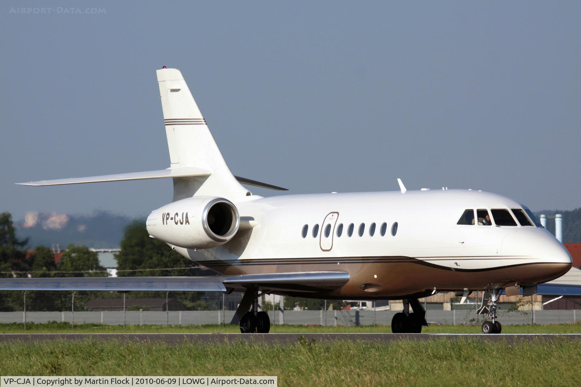 VP-CJA, 1995 Dassault Falcon 2000 C/N 18, .