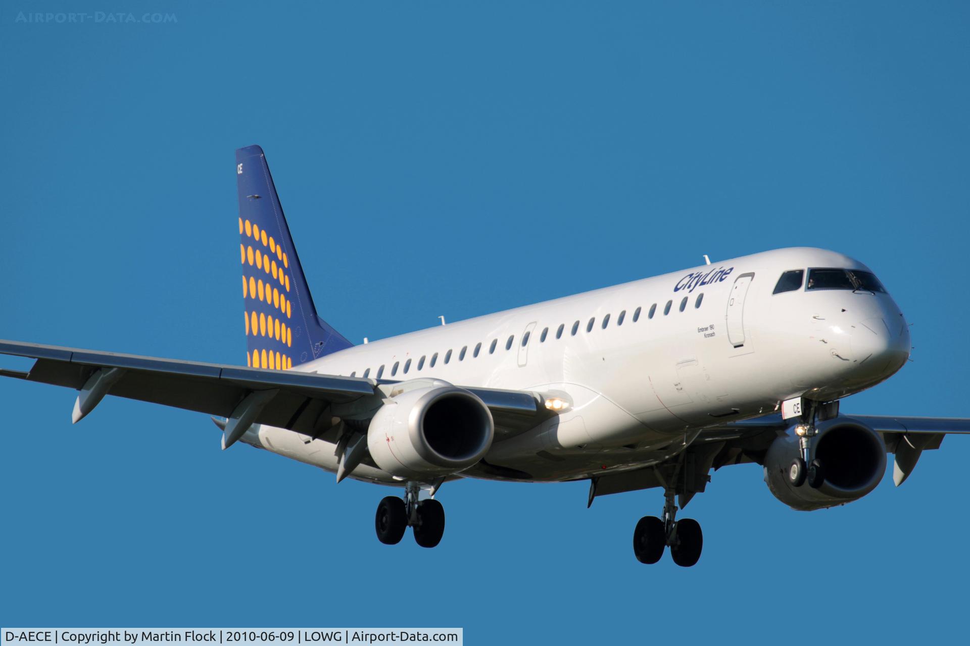 D-AECE, 2010 Embraer 190LR (ERJ-190-100LR) C/N 19000341, .