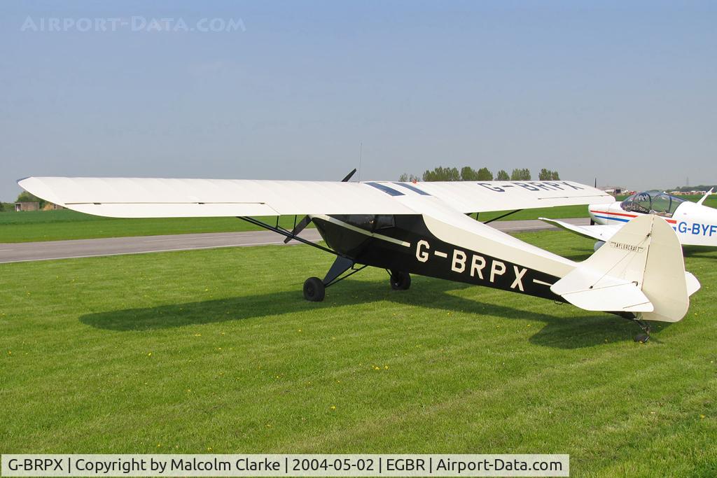 G-BRPX, 1945 Taylorcraft BC-12D Twosome C/N 6462, Taylorcraft BC-12D Twosome at Breighton Airfield in 2004.