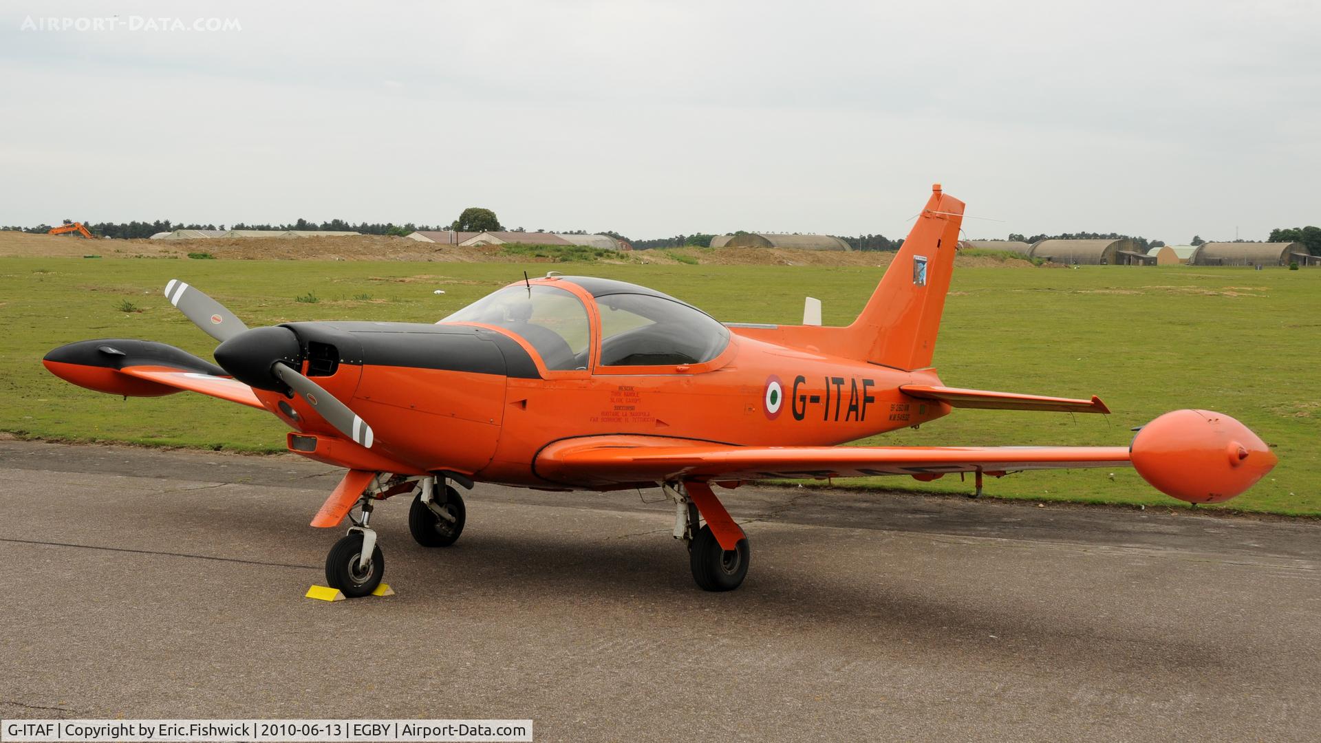 G-ITAF, 1983 SIAI-Marchetti SF-260AM C/N 40-013/690, G-ITAF at Bentwaters Park Airshow June 2010