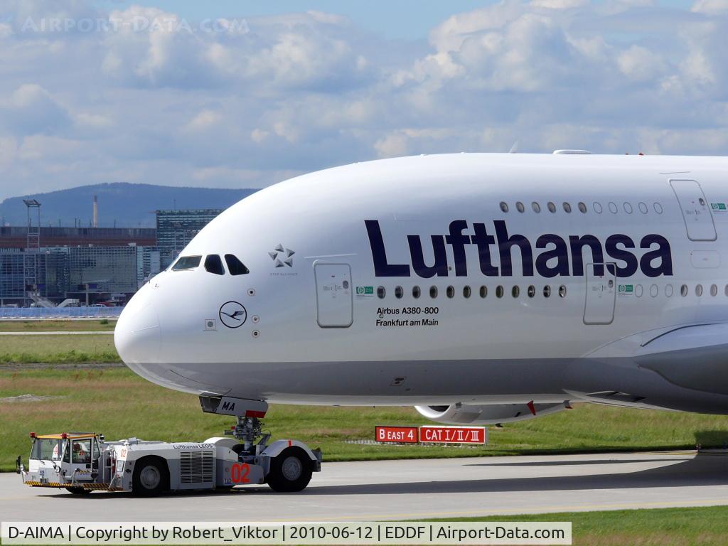 D-AIMA, 2010 Airbus A380-841 C/N 038, Lufthansa 