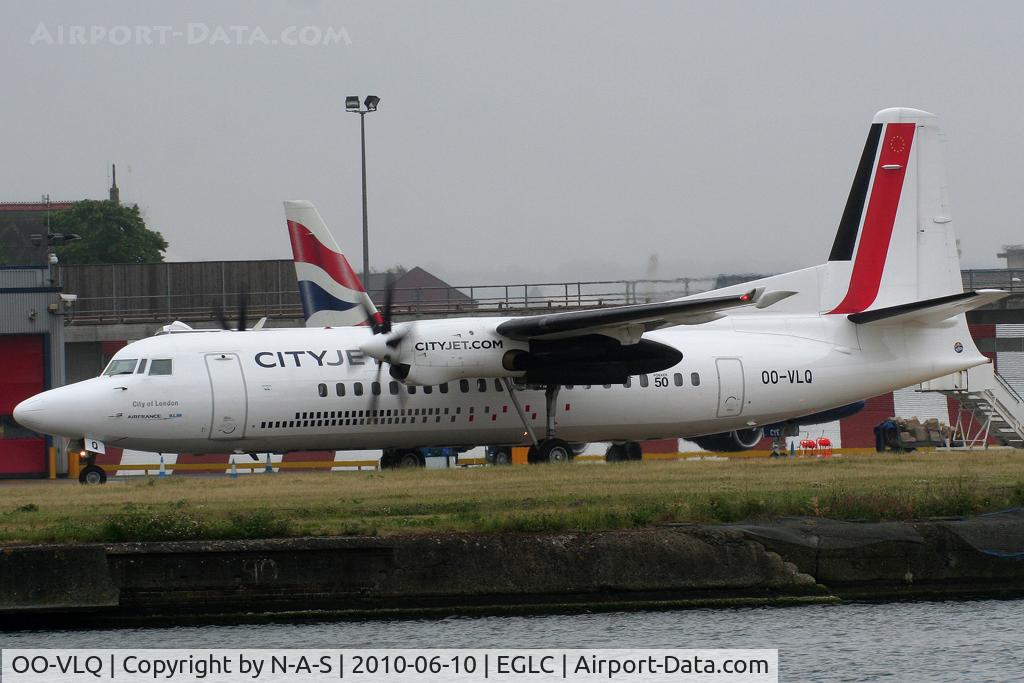 OO-VLQ, 1989 Fokker 50 C/N 20159, Entering the runway