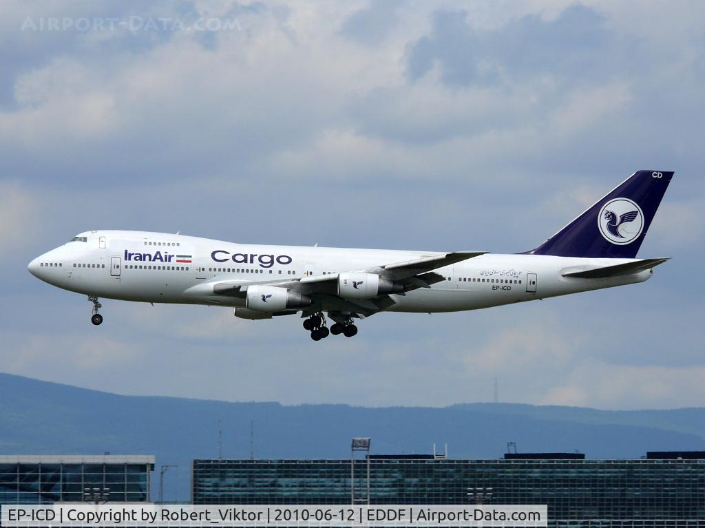 EP-ICD, 1988 Boeing 747-21AC C/N 24134, Iran Air Cargo; Boeing 747-21AC, c/n: 24134