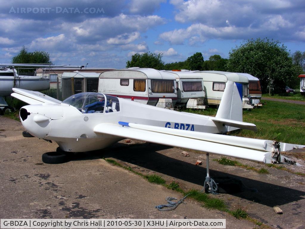 G-BDZA, 1976 Scheibe SF-25E Super Falke C/N 4320, at Husbands Bosworth