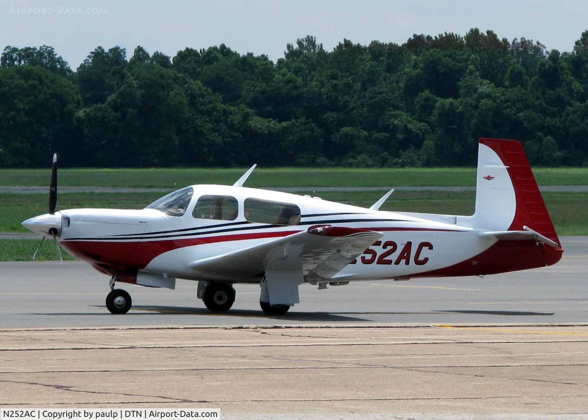 N252AC, Mooney M20K C/N 25-1159, At Downtown Shreveport.