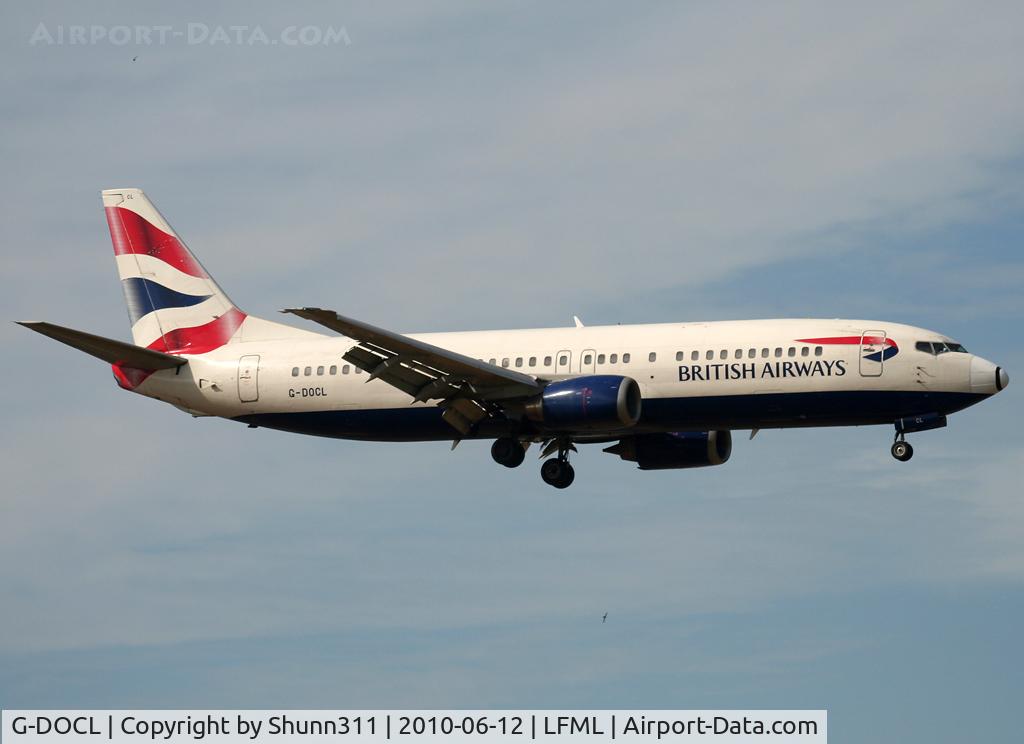 G-DOCL, 1992 Boeing 737-436 C/N 25842, Landing rwy 31R