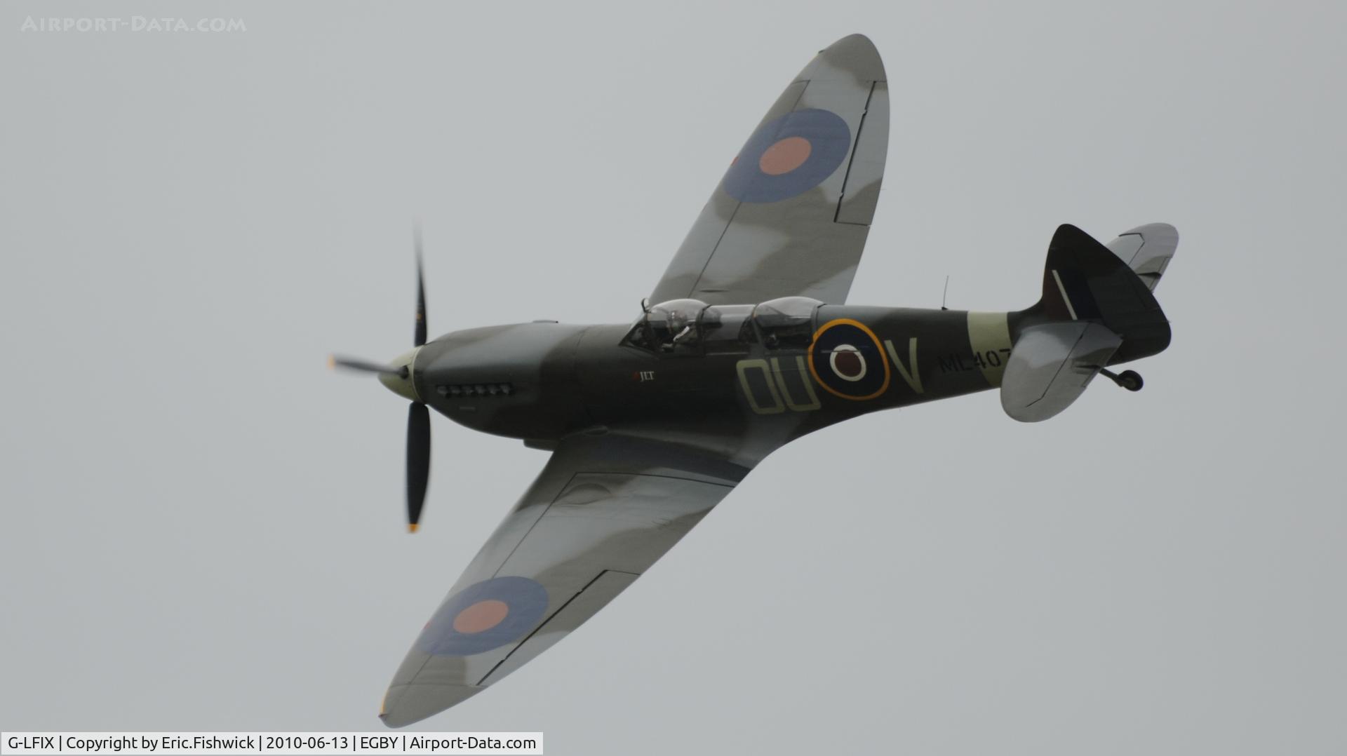 G-LFIX, 1944 Supermarine 509 Spitfire LF.IX (T.IX) C/N CBAF.8463, 41. ML407 Now in the 485 (NZ) Squadron colours - Grace by name and graceful by nature.