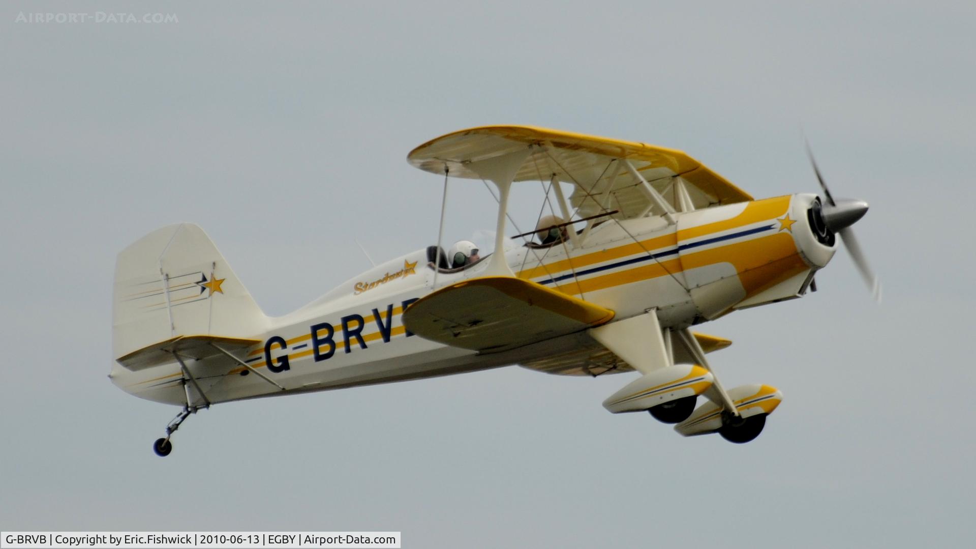 G-BRVB, 1985 Stolp SA-300 Starduster Too C/N 409, G-BRVB departing Bentwaters Park Airshow June 2010