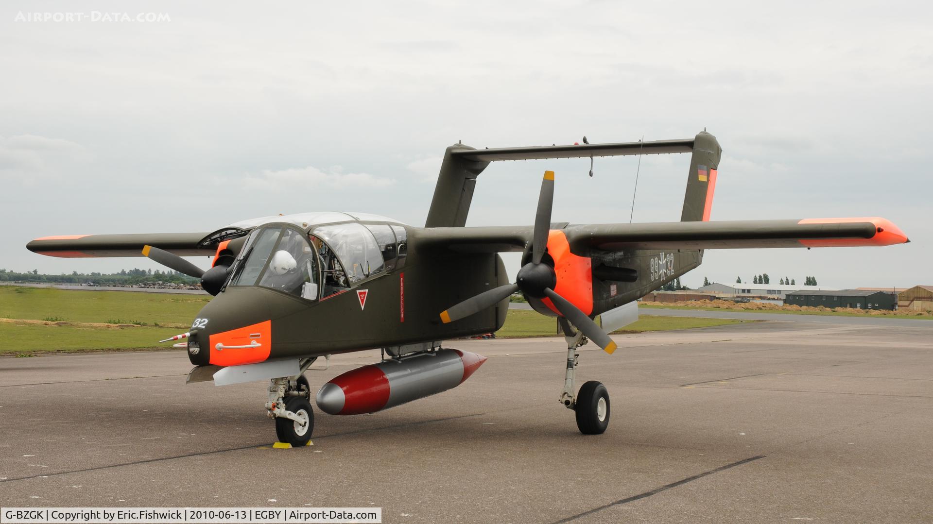 G-BZGK, 1971 North American OV-10B Bronco C/N 338-17, G-BZGK Immaculate Bronco at Bentwaters Park Airshow June 2010