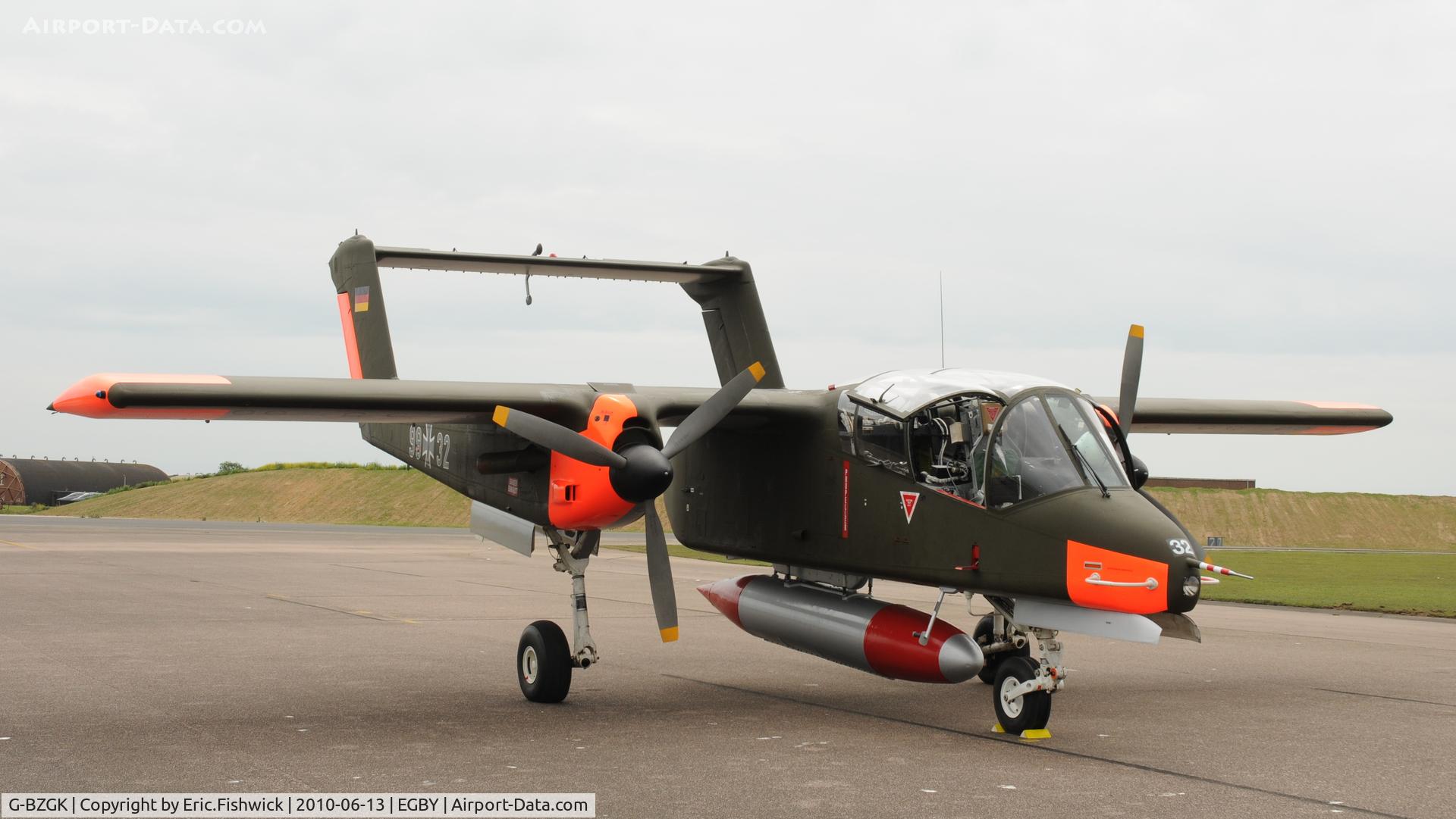 G-BZGK, 1971 North American OV-10B Bronco C/N 338-17, G-BZGK Immaculate Bronco at Bentwaters Park Airshow June 2010