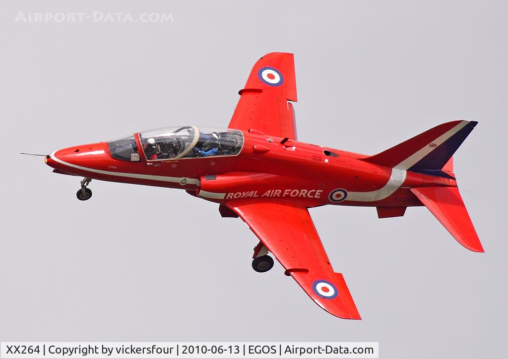 XX264, 1978 Hawker Siddeley Hawk T.1A C/N 100/312100, Royal Air Force. Operated by RAFAT.