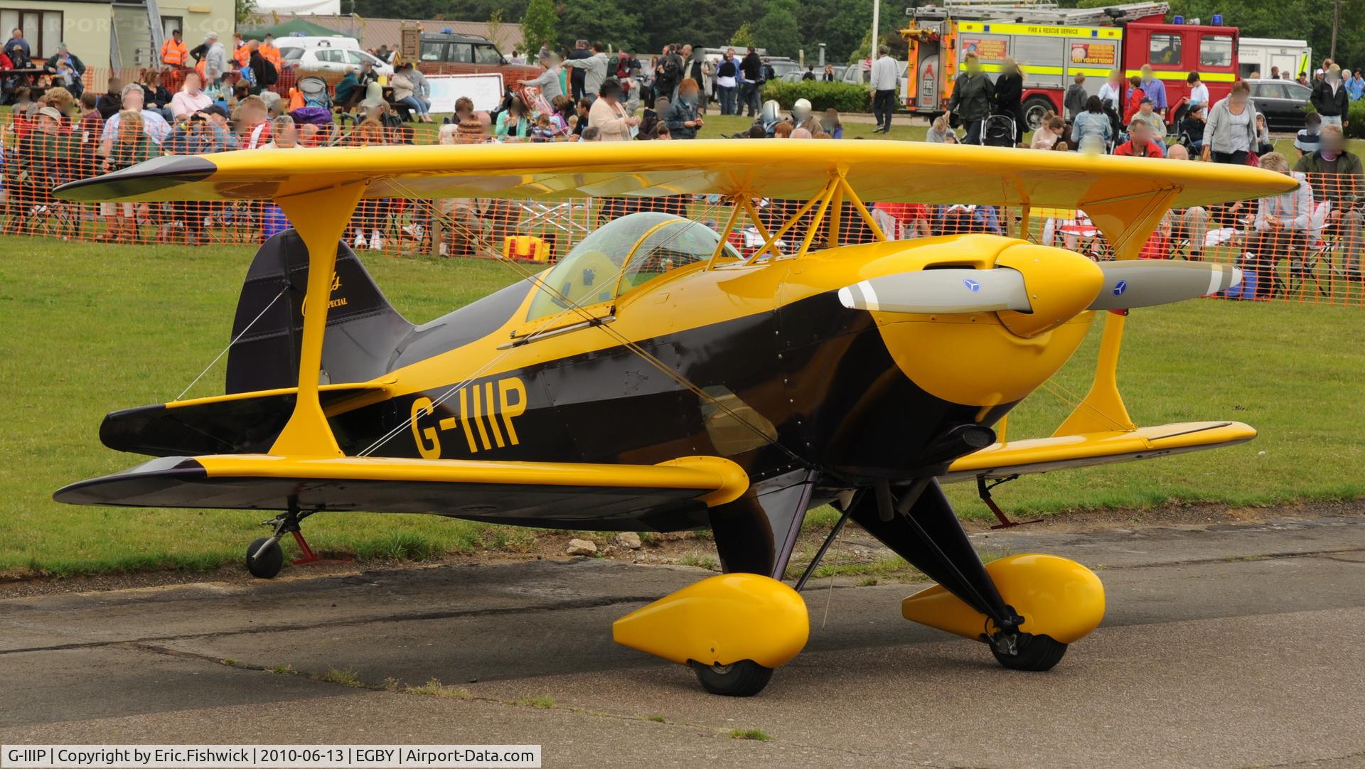 G-IIIP, 1984 Pitts S-1D Special C/N PFA 009-10195, 3. G-IIIP (Pitts Pair Formation Team) at Bentwaters Park Airshow June 2010