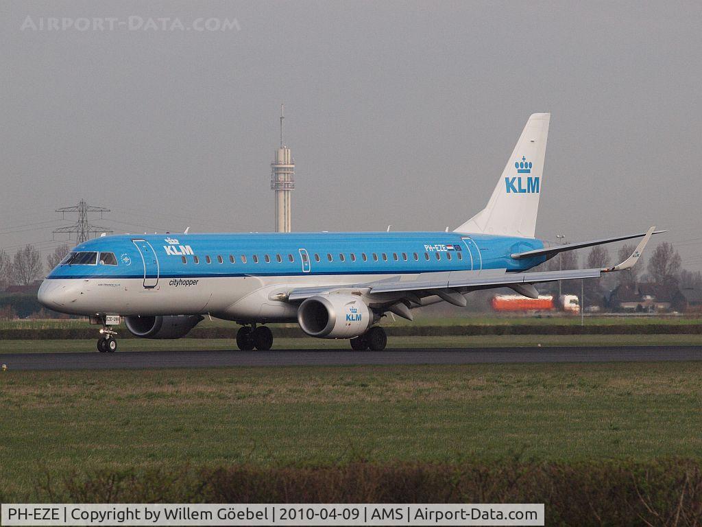 PH-EZE, 2009 Embraer 190LR (ERJ-190-100LR) C/N 19000288, Picture taken of the 