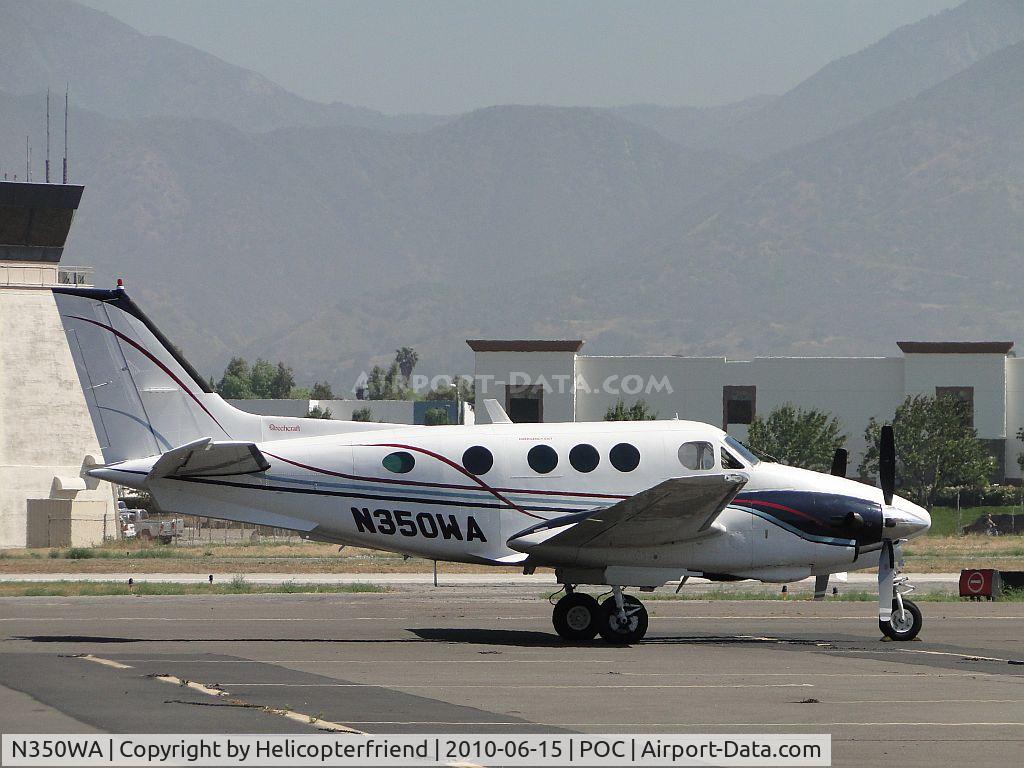 N350WA, 1978 Beech C90 King Air C/N LJ-762, Parked by Nostalia Air