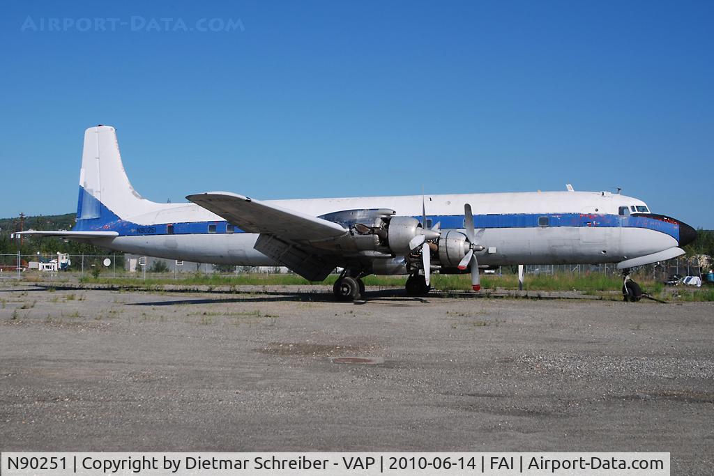 N90251, 1958 Douglas DC-7C Seven Seas C/N 45367, Brooks Air Fuel Douglas DC7
