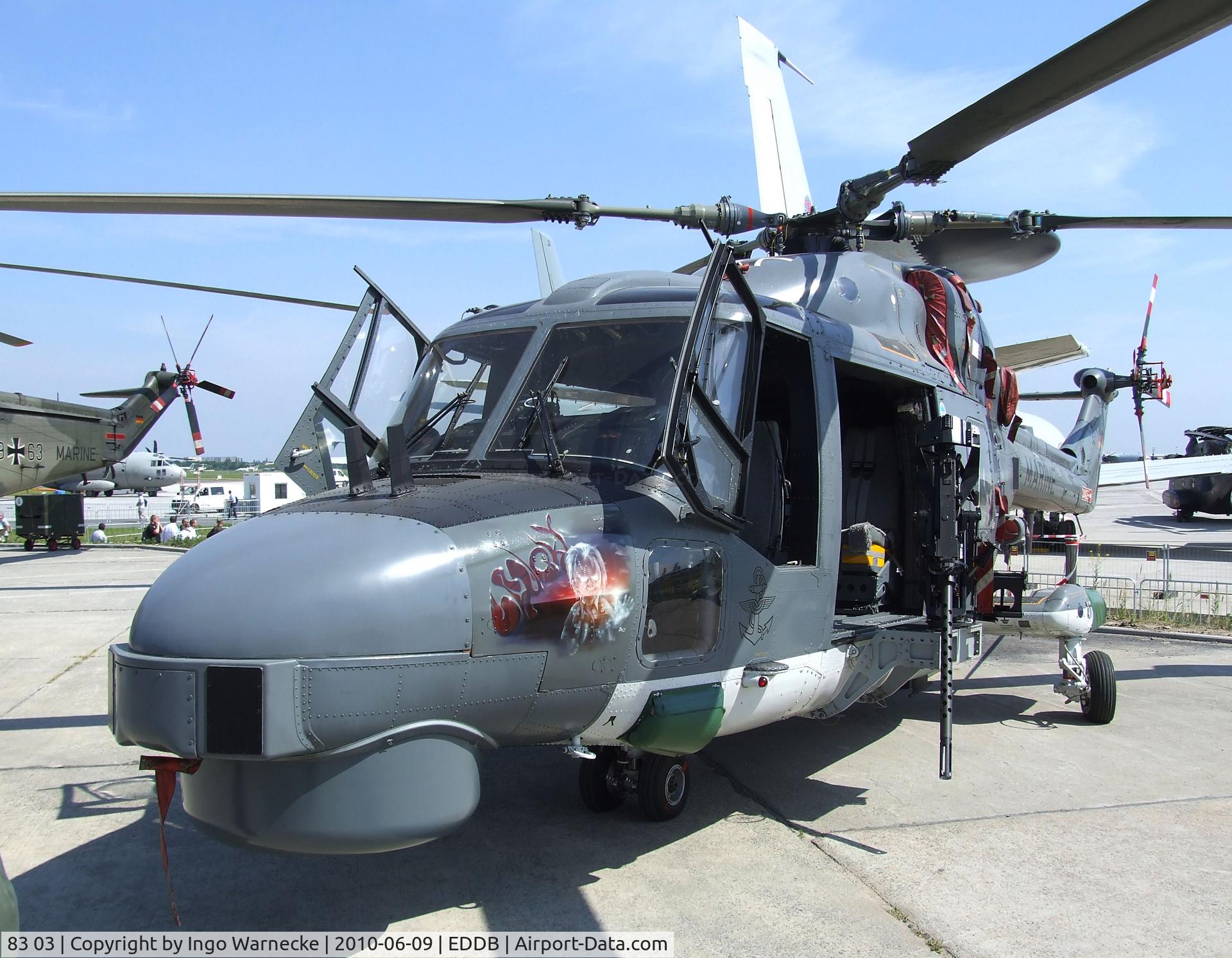 83 03, Westland Super Lynx Mk88A C/N WA225, Westland Sea Lynx Mk88 of the German navy at ILA 2010, Berlin