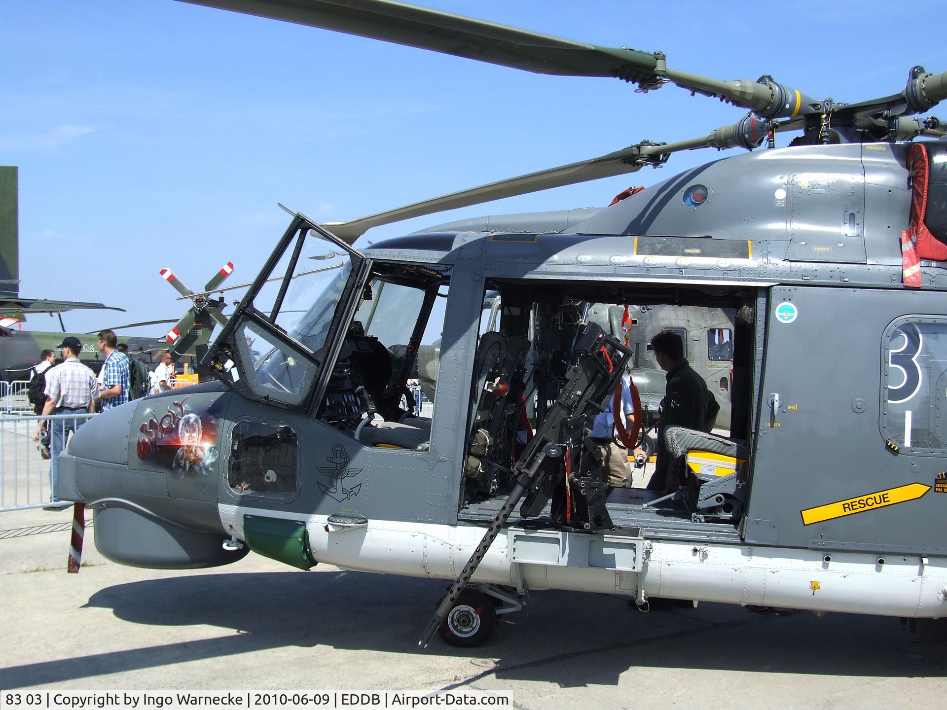 83 03, Westland Super Lynx Mk88A C/N WA225, Westland Sea Lynx Mk88 of the German navy at ILA 2010, Berlin