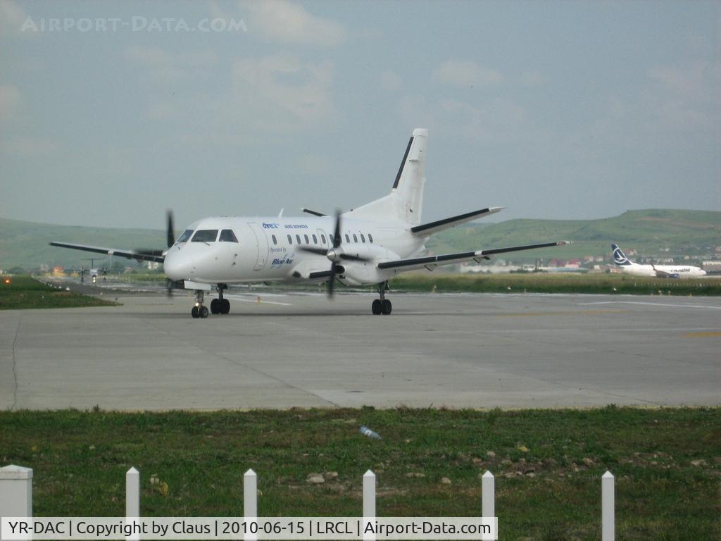YR-DAC, 1988 Saab 340A C/N 340A-117, Turning for takeoff.