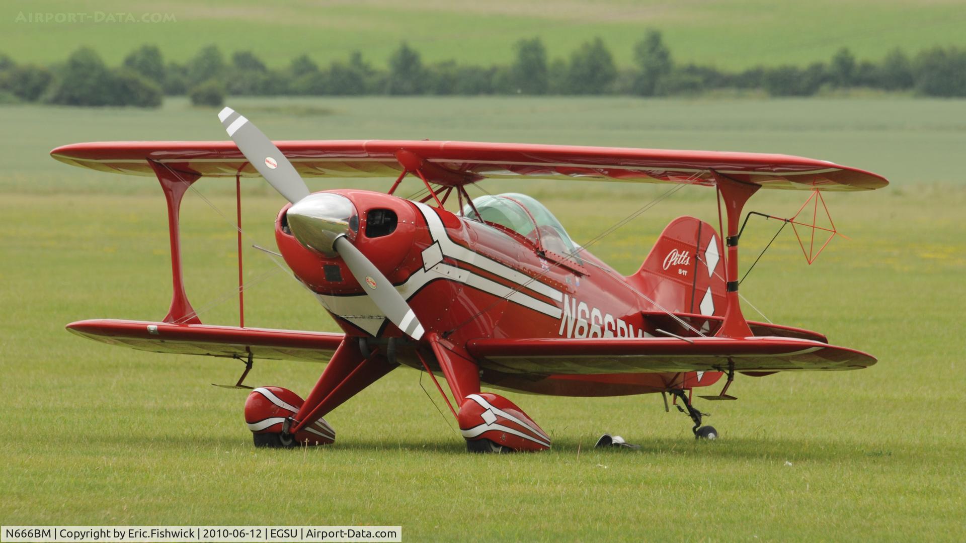 N666BM, 1991 Aviat Pitts S-1T Special C/N 1057, 3. N666BM at The Duxford Trophy Aerobatic Contest, June 2010