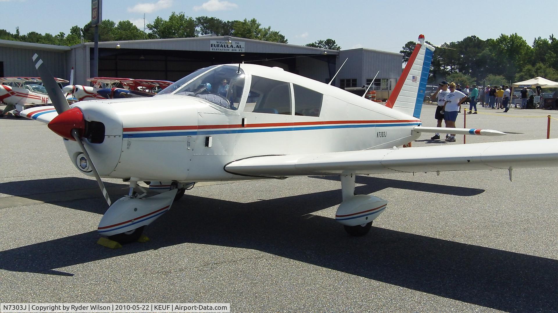 N7303J, 1968 Piper PA-28-140 C/N 28-24588, Taken at the Eufaula Fly-in during May 2010