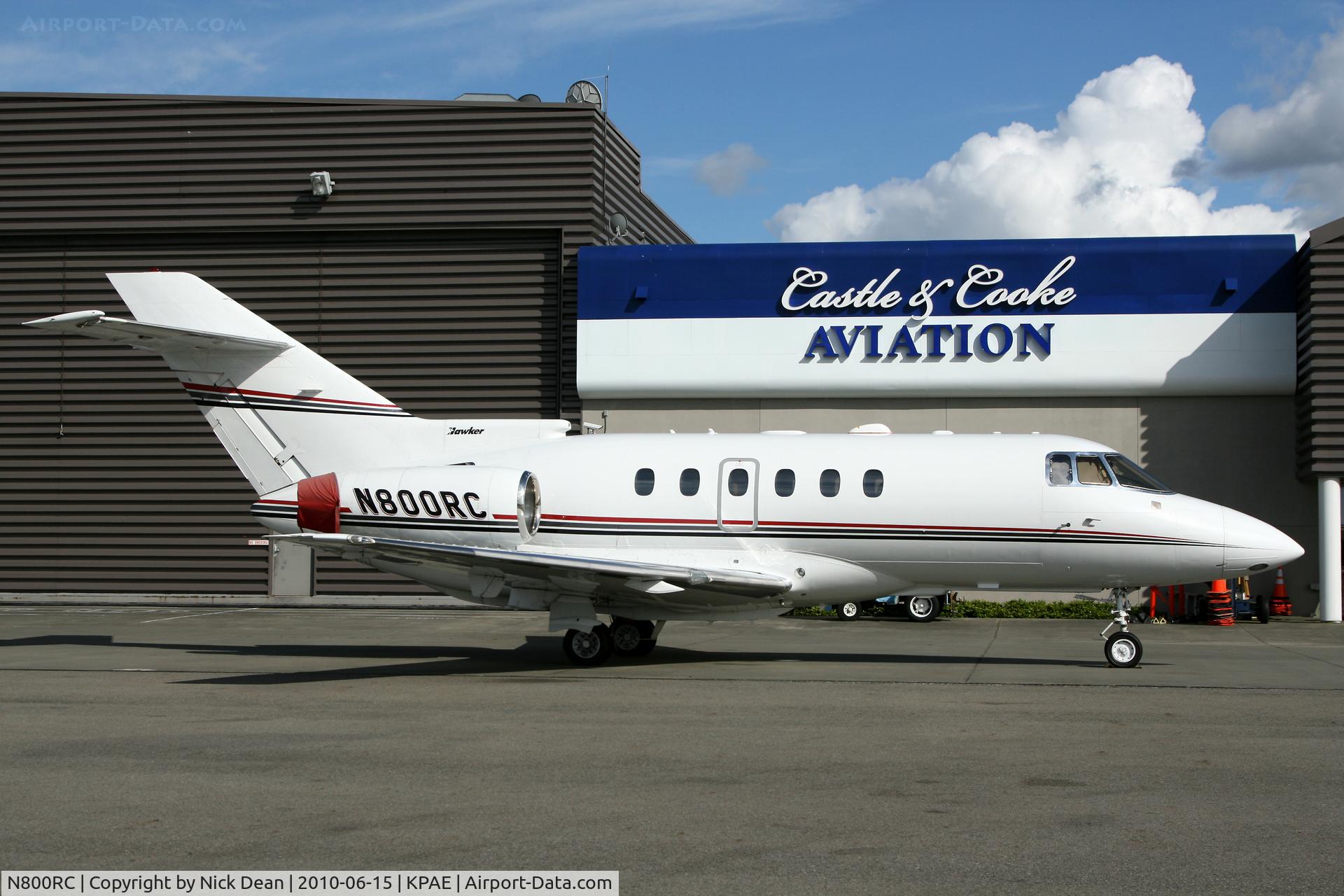 N800RC, 2004 Raytheon Hawker 800XP C/N 258660, KPAE