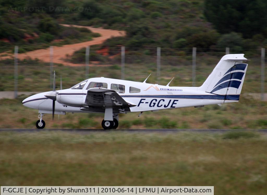 F-GCJE, Piper PA-44-180 Seminole C/N 44-8095025, Go around rwy 28