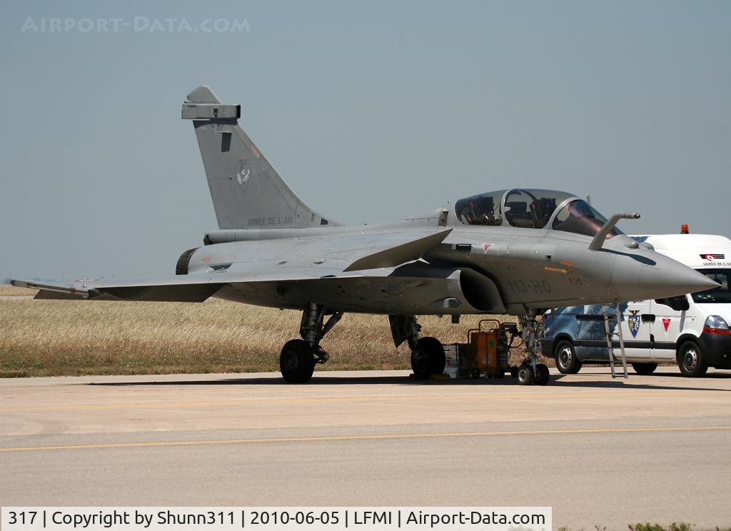 317, Dassault Rafale B C/N 317, Used as spare during LFMI Airshow 2010