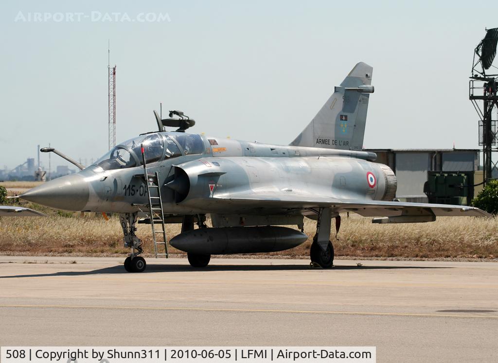 508, Dassault Mirage 2000B C/N 51, Used during demo flight @ LFMI Airshow 2010