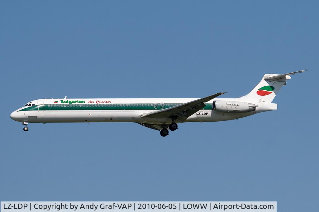 LZ-LDP, 1990 McDonnell Douglas MD-82 (DC-9-82) C/N 49973, Bulgarian Air Charter MD80