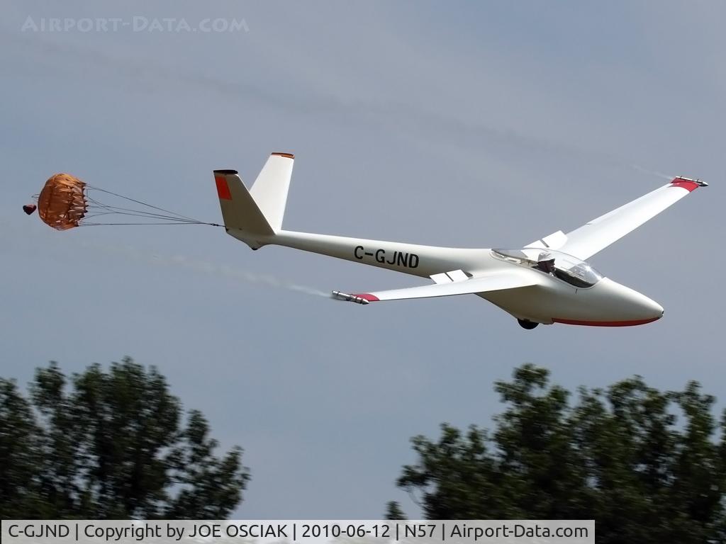 C-GJND, 1973 Start & Flug H101 Salto C/N 23, Landing at New Garden