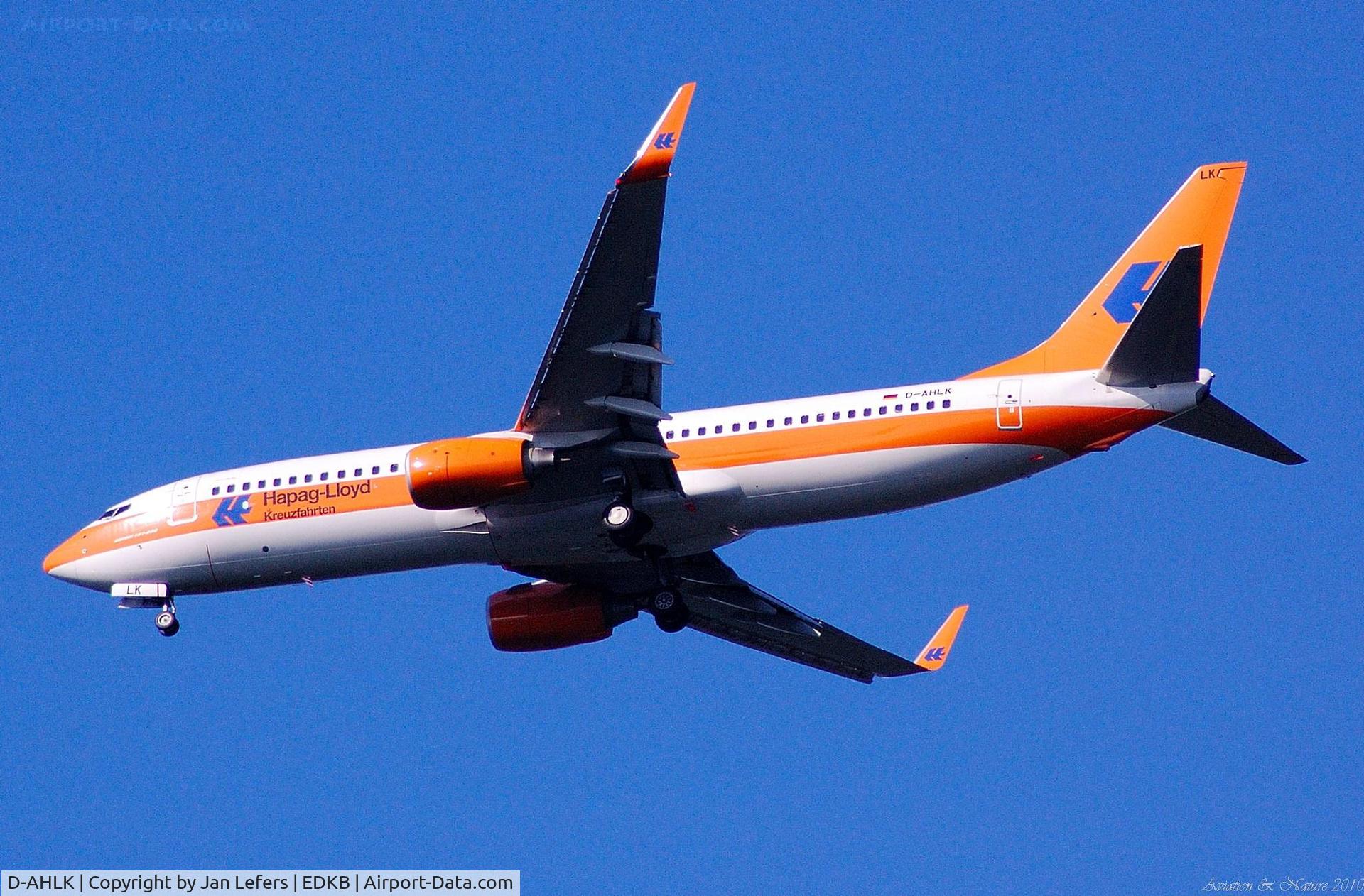 D-AHLK, 2008 Boeing 737-8K5 C/N 35143, Hapag Lloyd