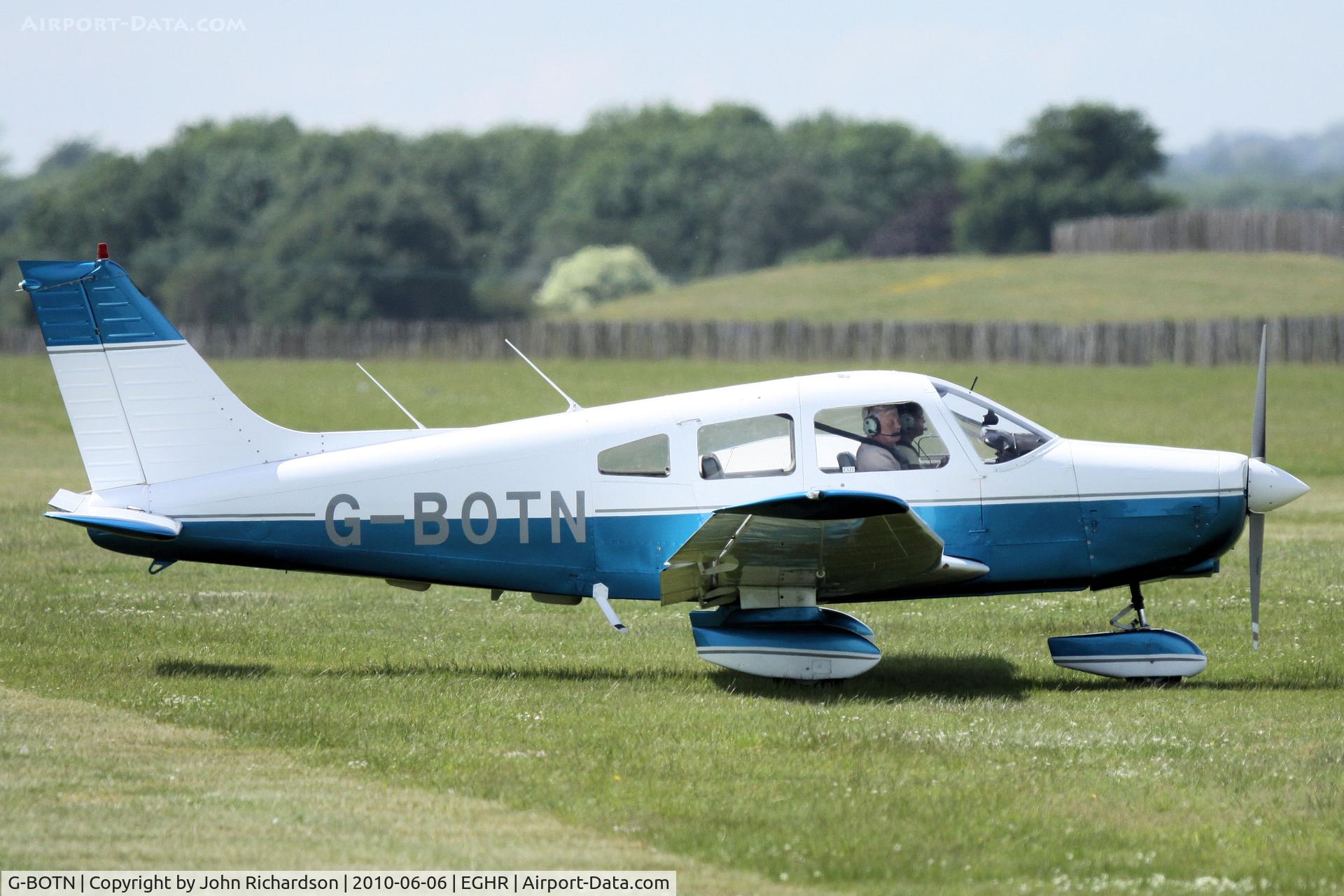G-BOTN, 1979 Piper PA-28-161 Cherokee Warrior II C/N 28-7916261, At Goodwood