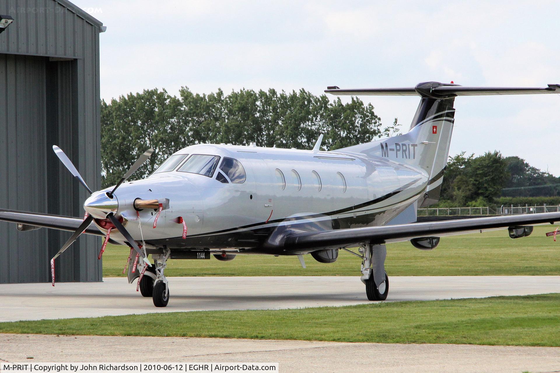 M-PRIT, 2009 Pilatus PC-12/47E C/N 1144, At Goodwood