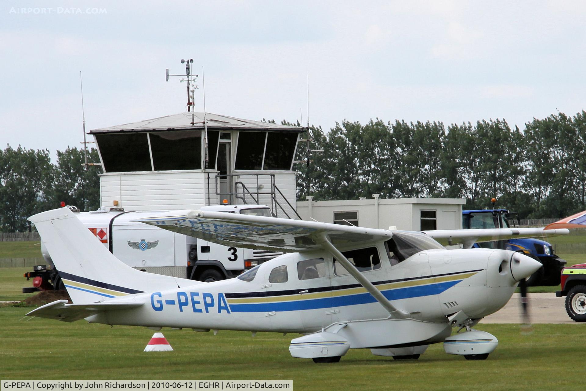 G-PEPA, 2002 Cessna 206H Stationair C/N 20608181, At Goodwood