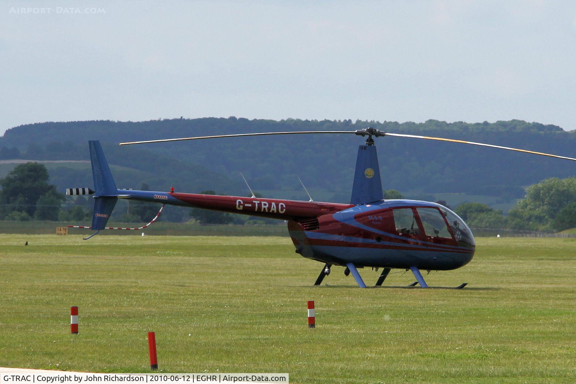 G-TRAC, 1999 Robinson R44 Astro C/N 0598, At Goodwood