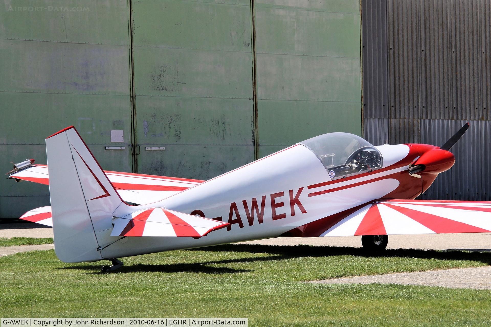G-AWEK, 1968 Sportavia-Putzer Fournier RF-4D C/N 4071, At Goodwood